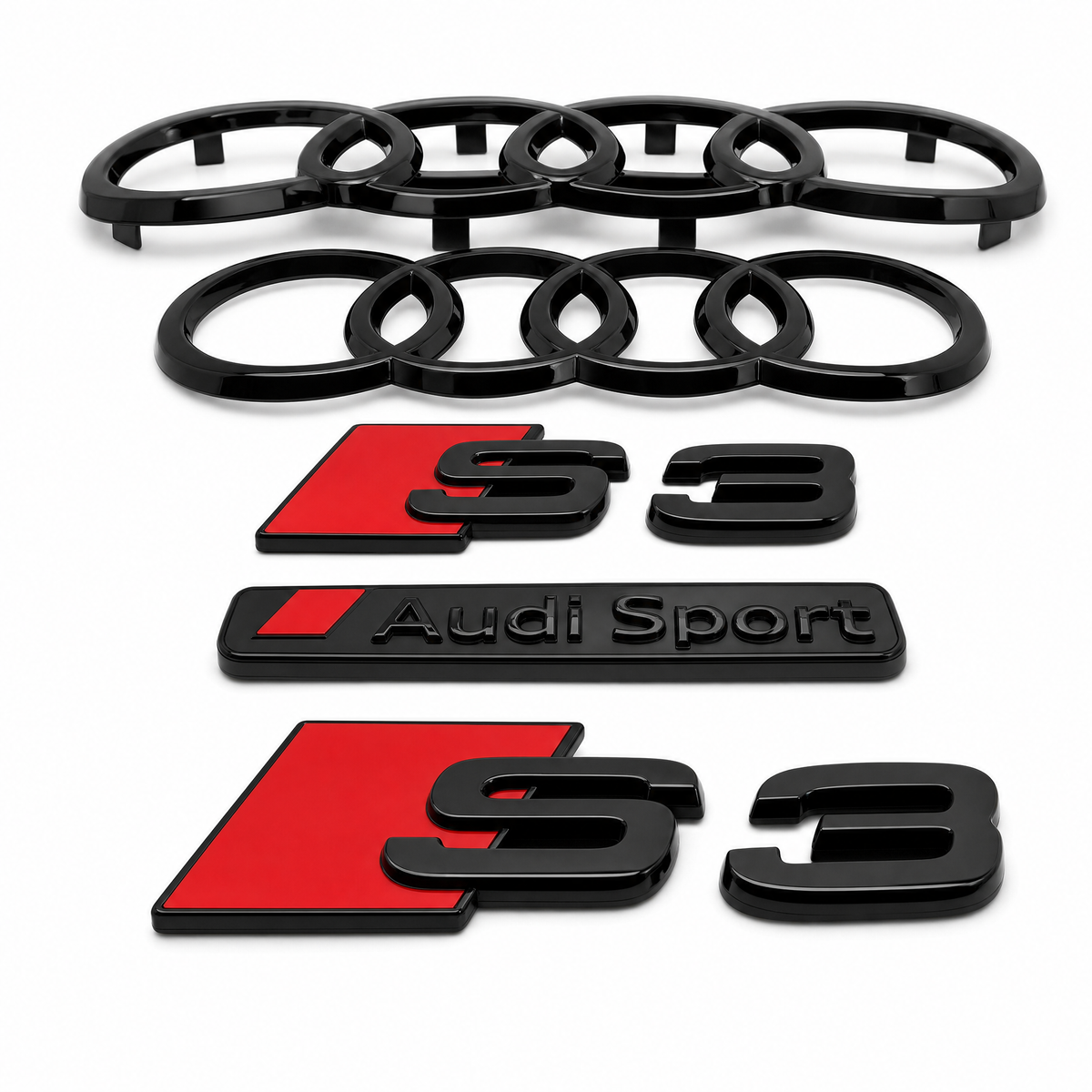Black Badges Black Badges Audi A3/S3 (2008-Present) - Pre-2013