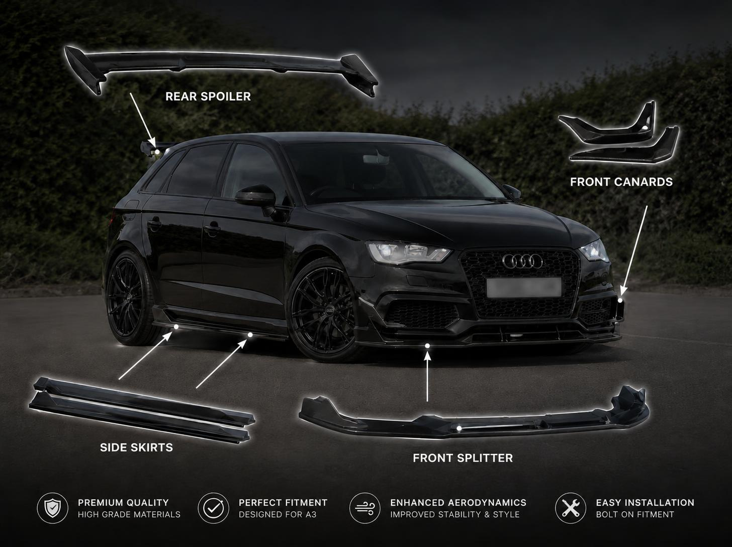 Sette -R Bodykit Audi A3 S3 - image 2