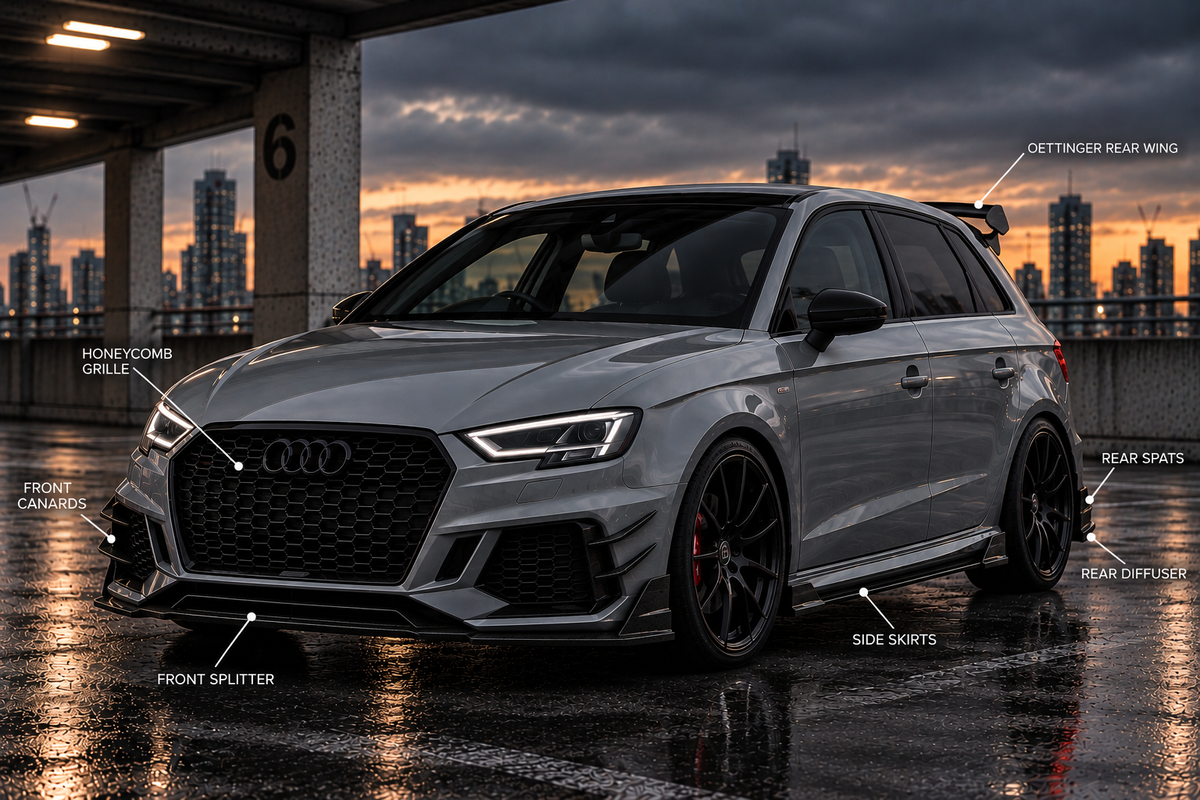 Sette Audi S3 8P (2008–2012) Klubsport Bodykit