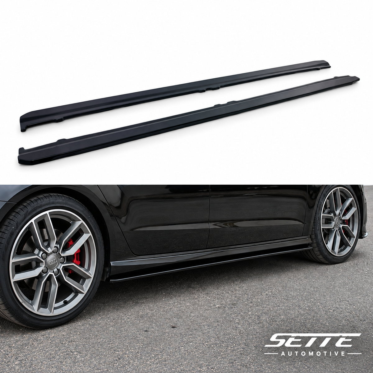 Audi S3 8Y Facelift (2024–Present) Side Skirts - Sette Automotive