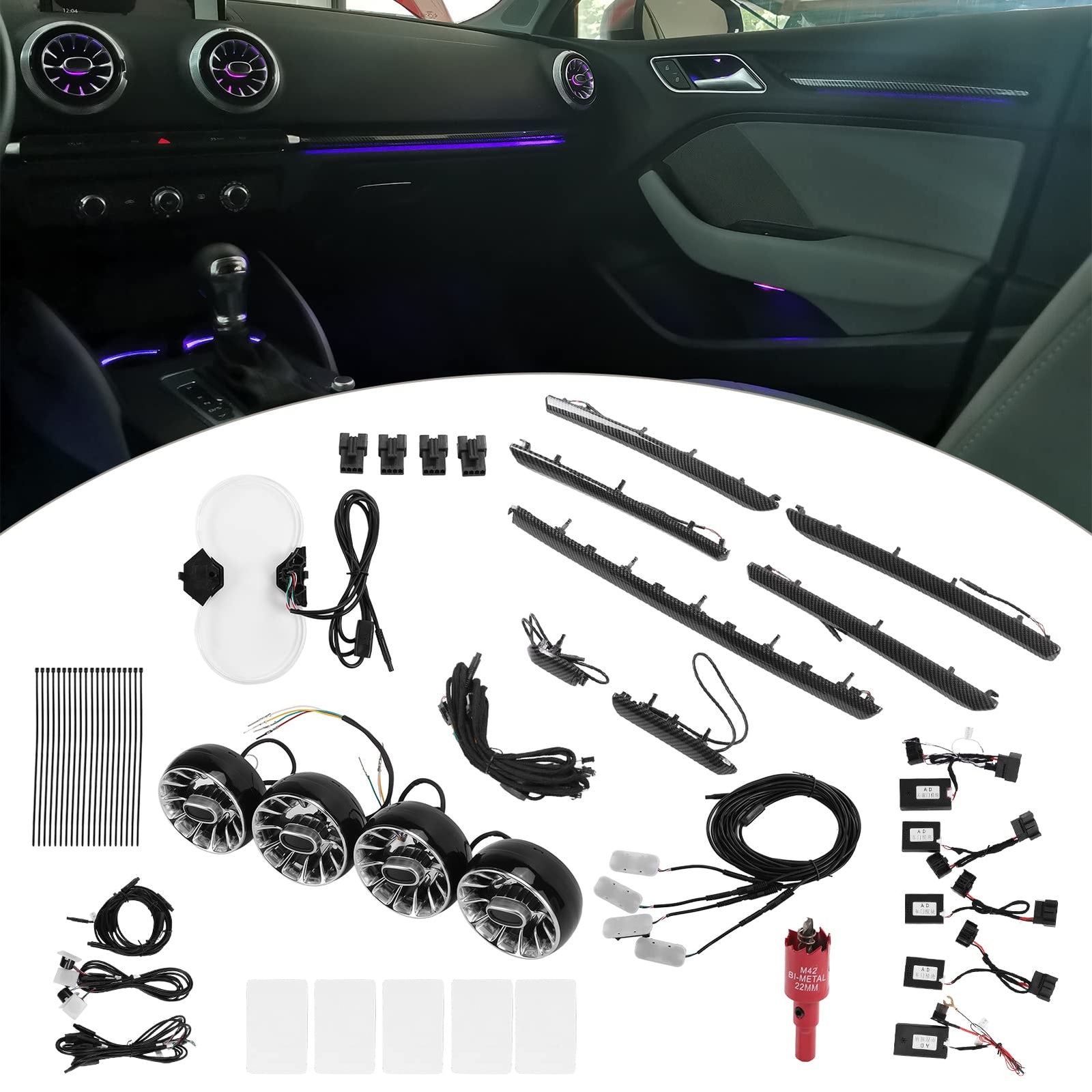Ambient Lighting Kit Ambient Lighting Kit Audi TT RS (2009-23) - Pre-2013