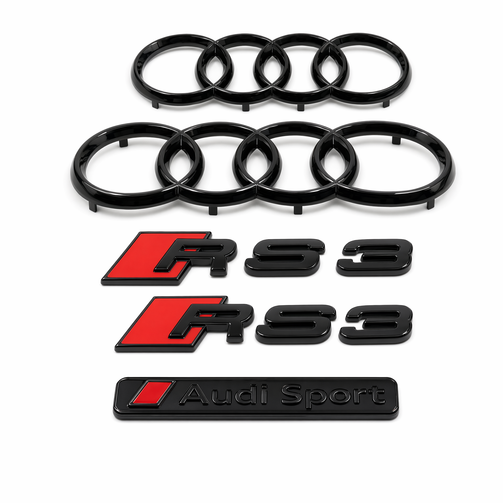 Black Badges Black Badges Audi A3/S3 (2008-Present) - Pre-2013