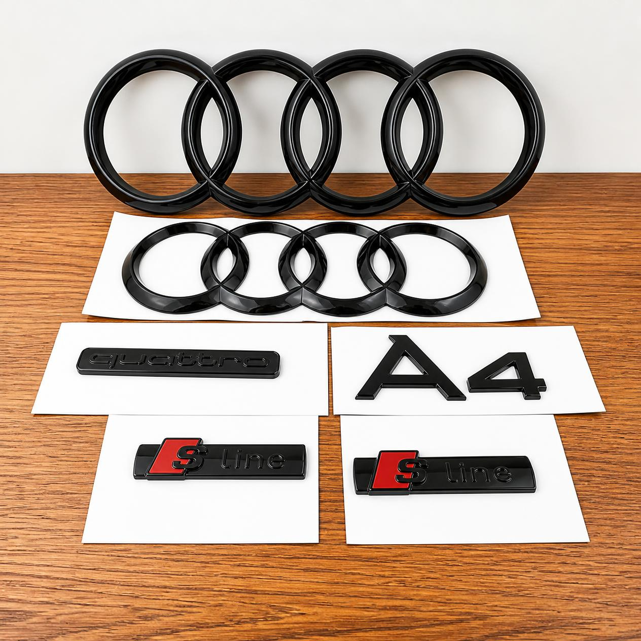 Black Badges Black Badges Audi RS6 Avant (2008-Present) - Pre-2013