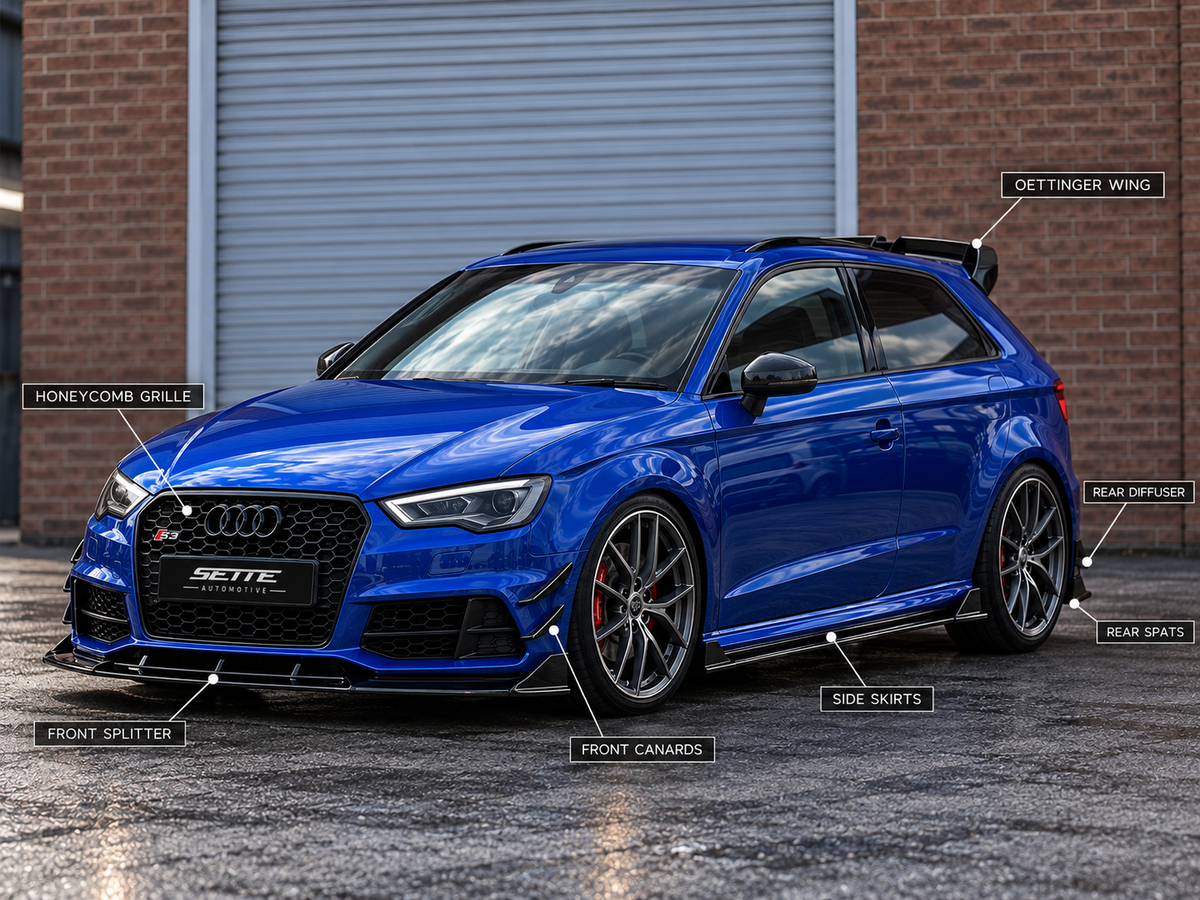 Sette Audi S3 8V (2013–2016) Klubsport Bodykit