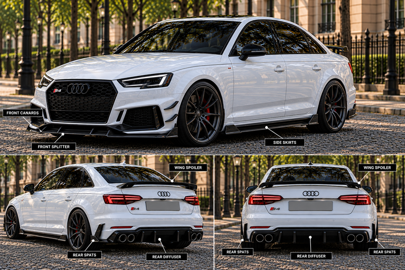 Sette Audi S4 B9 (2017–2019) Vagoes Bodykit