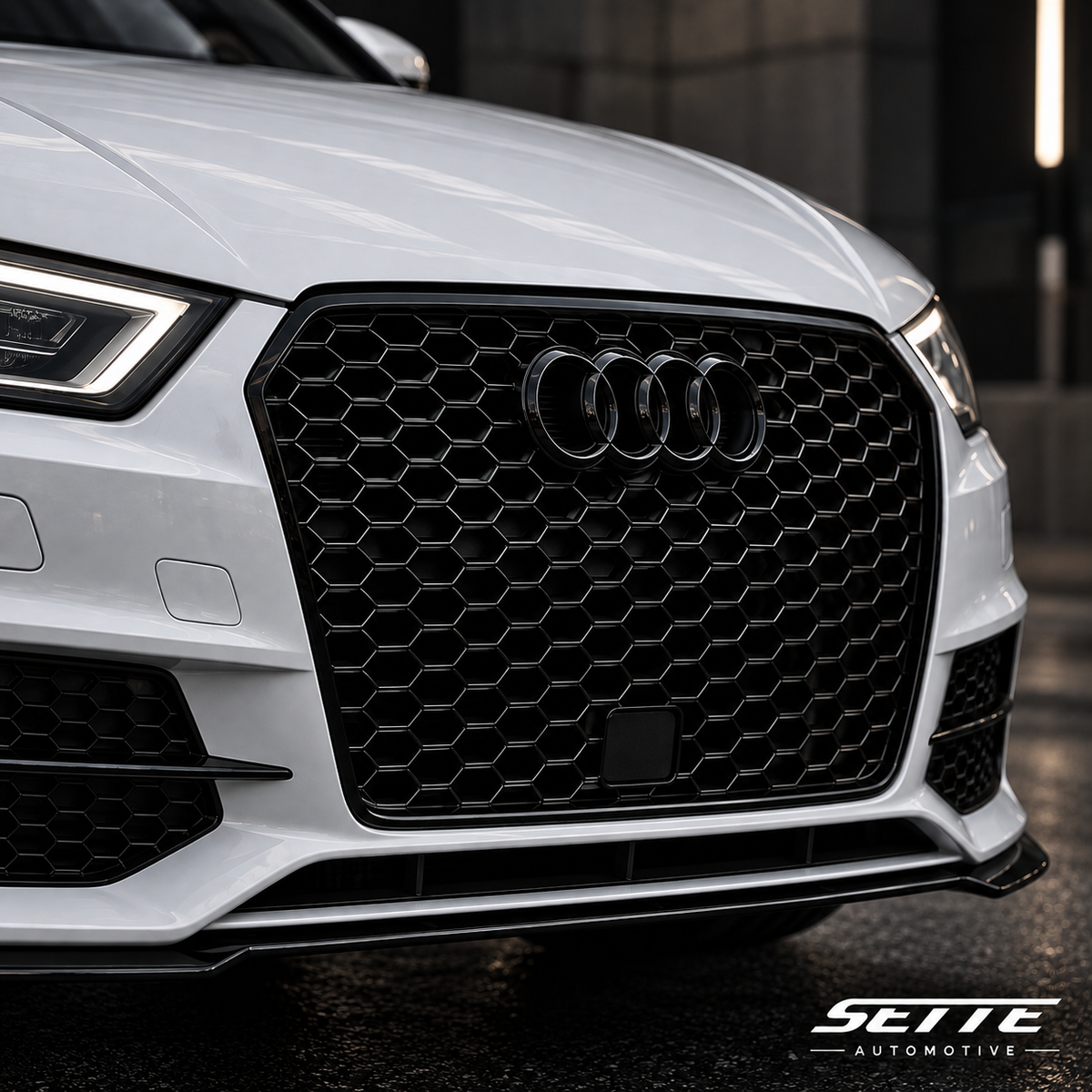 Audi A3 8V Facelift (2017–2020) Honeycomb Grille - Sette Automotive