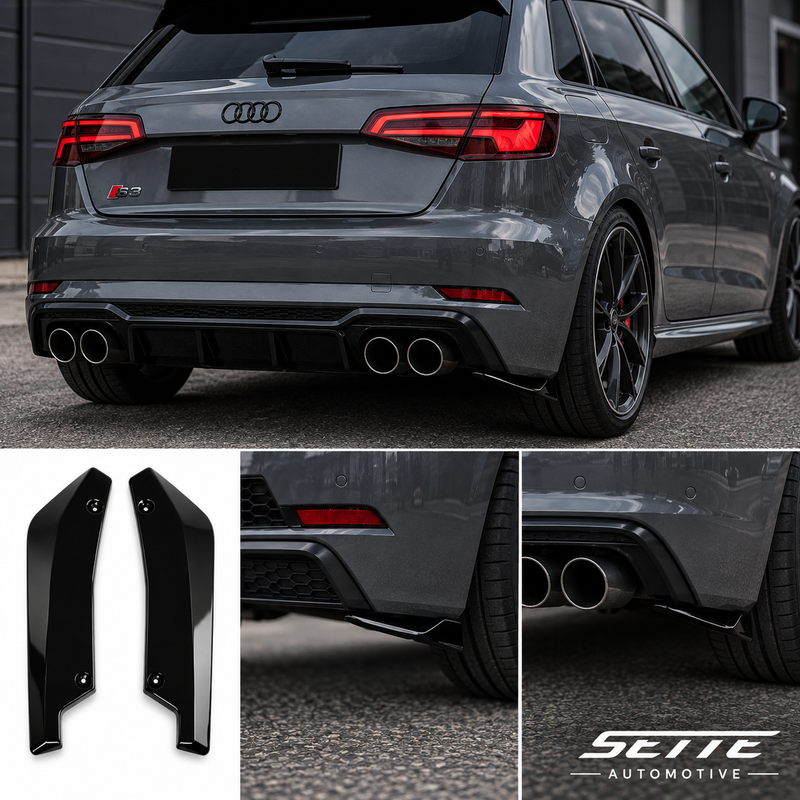 Audi S3 8Y Facelift (2024–Present) Rear Spats - Sette Automotive