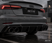 Audi TTS 8S Facelift (2019–2023) Rear Diffuser - TTS rear diffuser