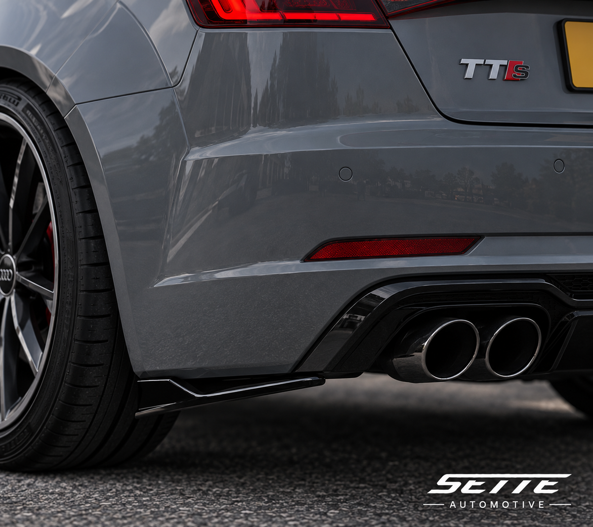 Audi TTS 8S Facelift (2019–2023) Rear Spats - Sette Automotive