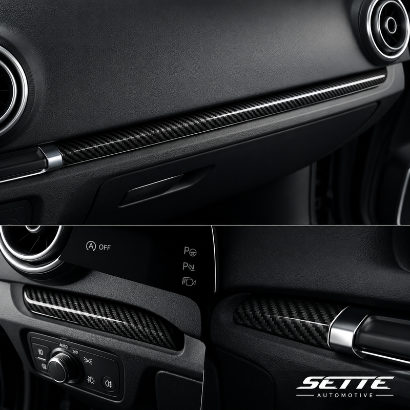 Audi TTS 8S Facelift (2019–2023) Carbon Fibre Interior Trim - Sette Automotive
